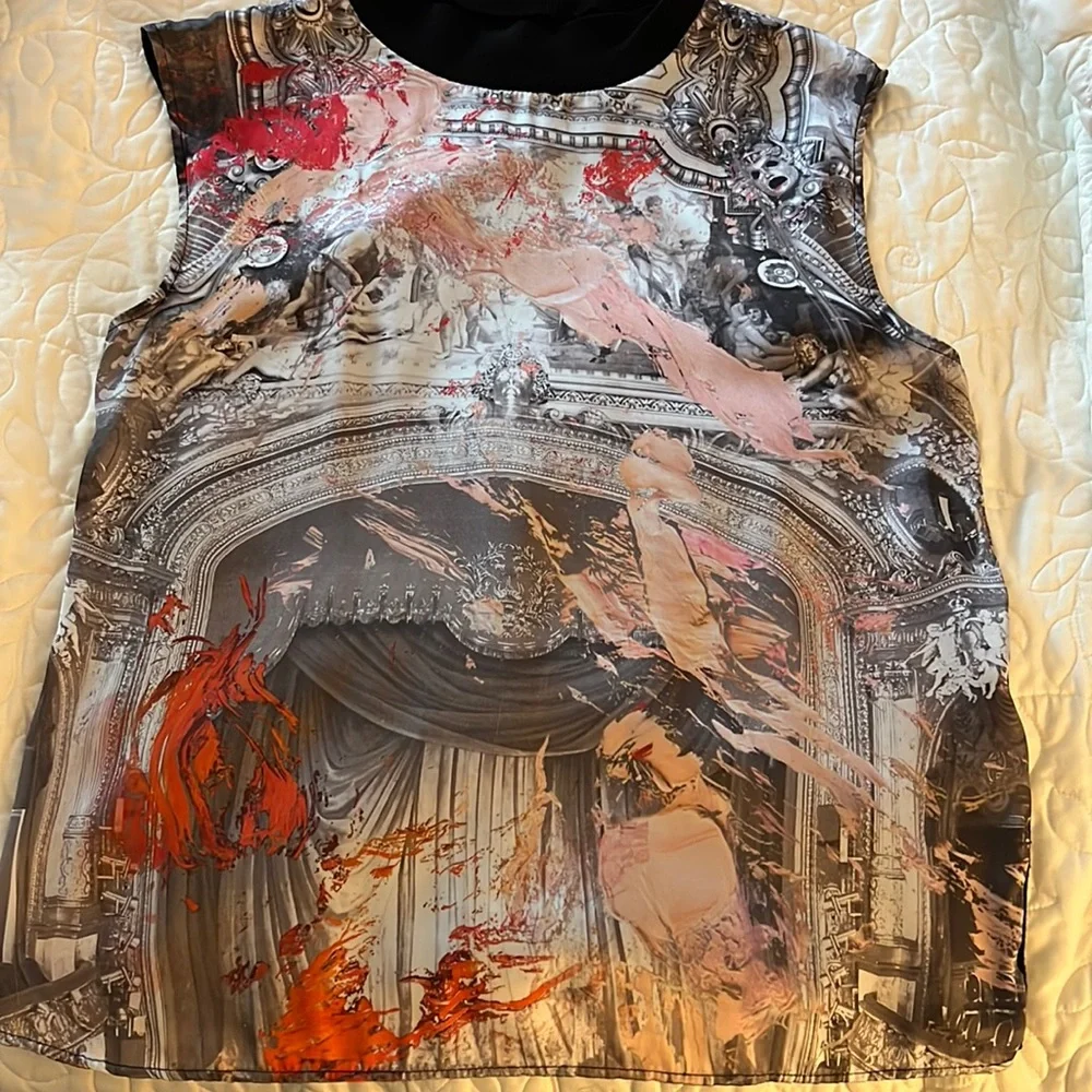 Zara artwork top - Picture 1 of 3